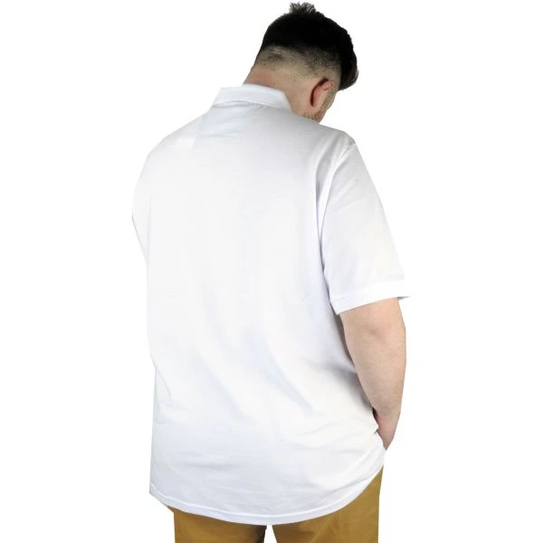 Majica sa kragnom ModeXL GMV001 Bela - Slika 3