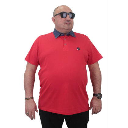 Polo majica MOCGRANDE GMV002 Crvena