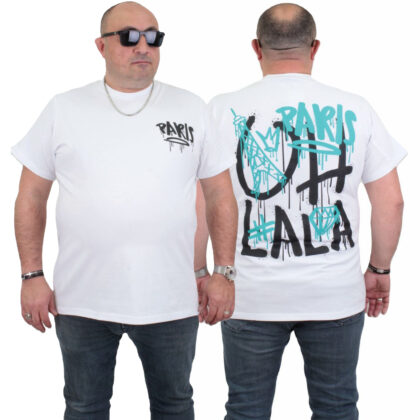 Majica sa štampom MOCGRANDE GMV003 Bela Paris