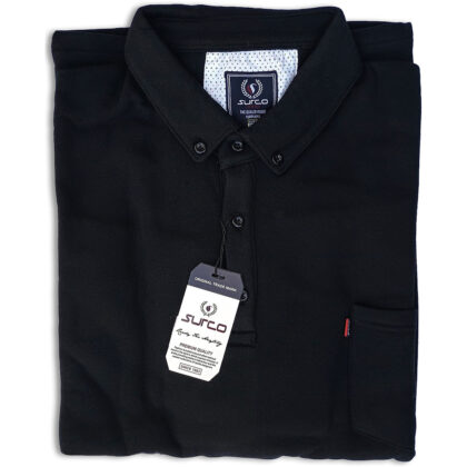 SURCO crna dukserica sa kragnom